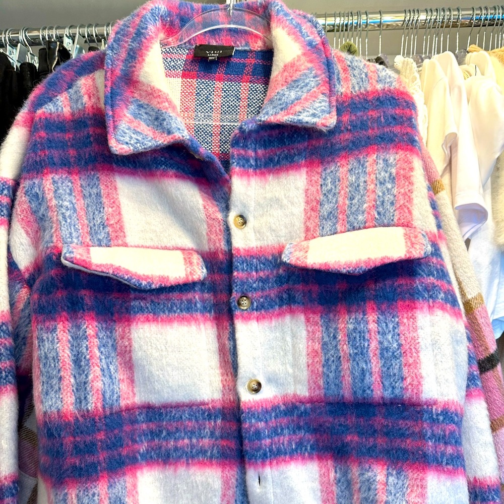 VICI blue plaid jacket
